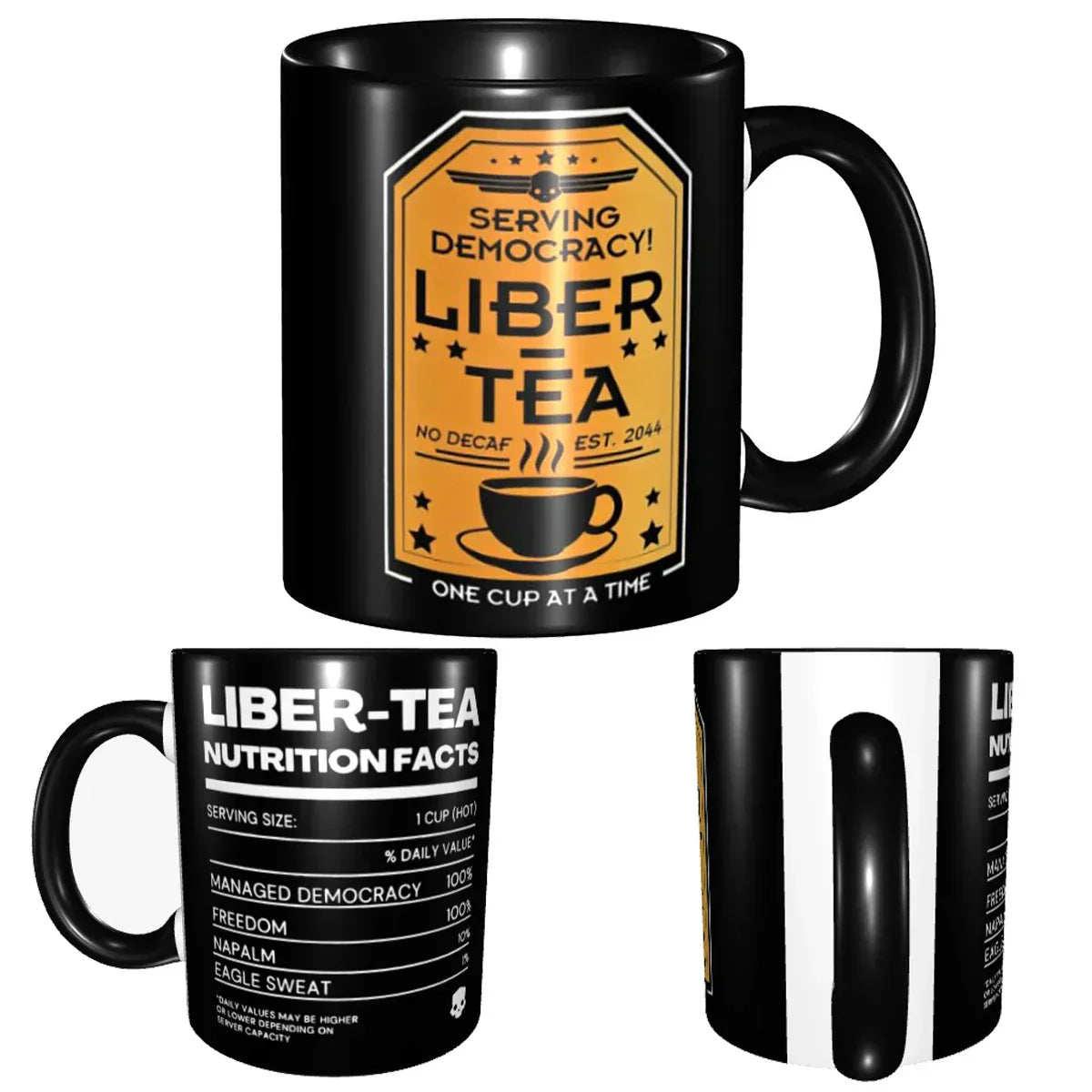 Tasse Helldivers - Tasse de thé Liber-Tea du matin