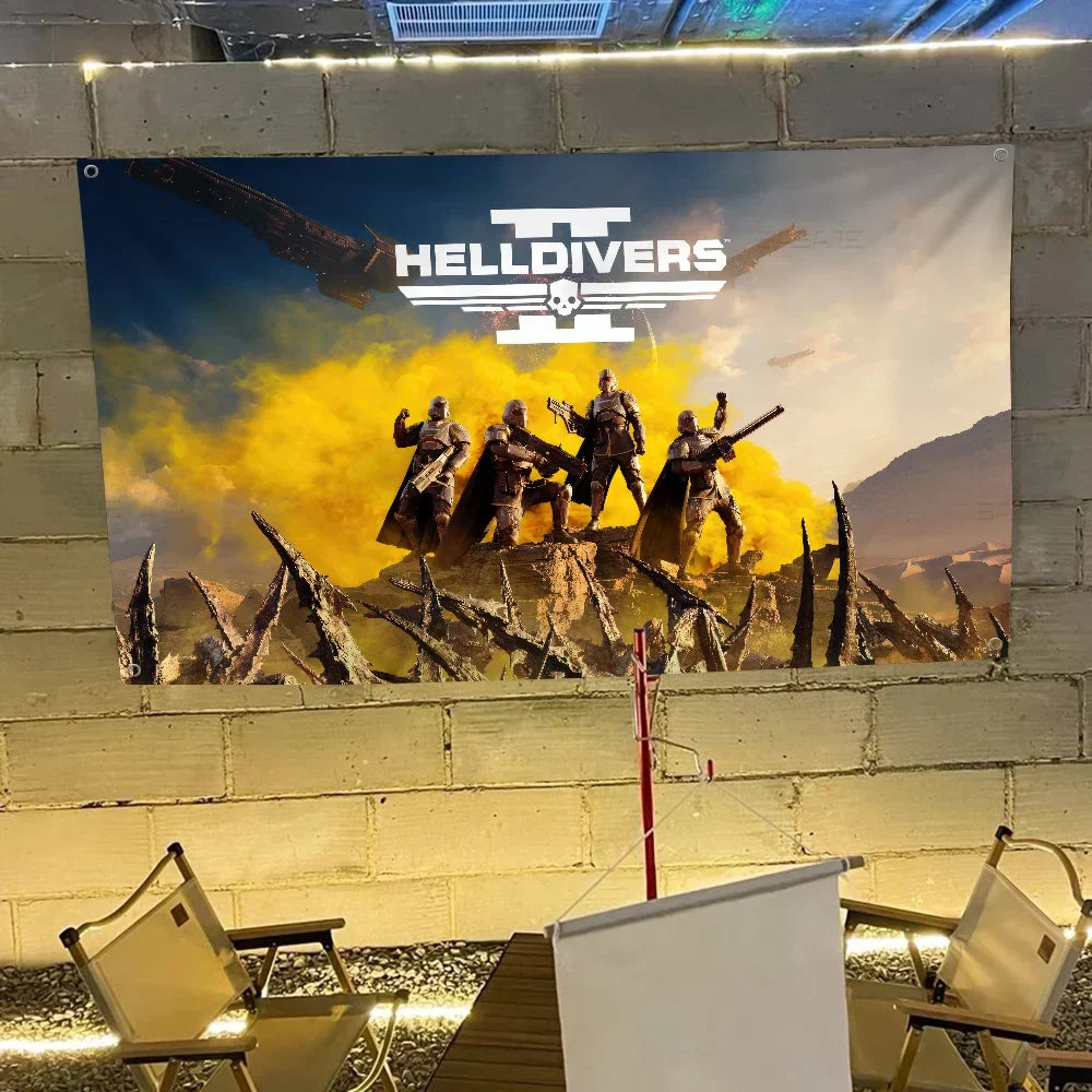 Helldivers Dekorationsbanner