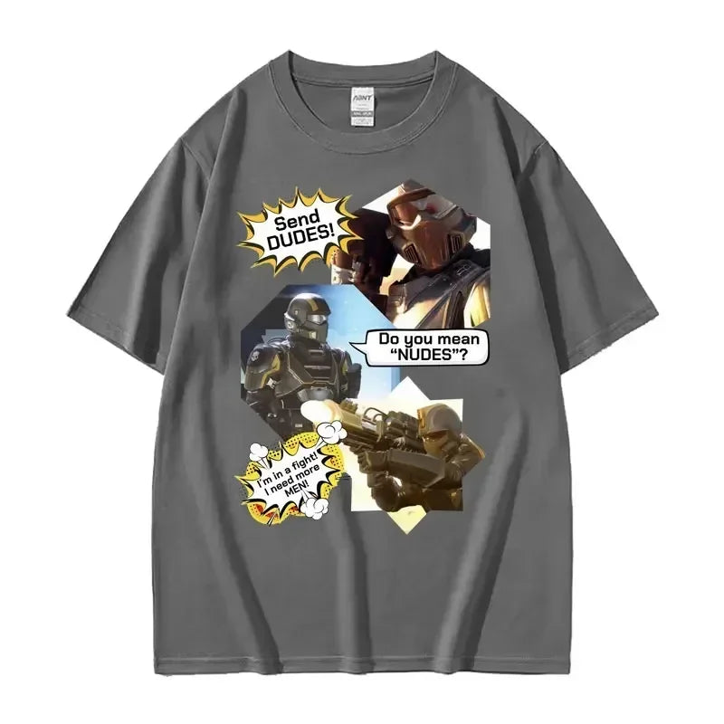 Helldivers T-Shirt - Send Dudes