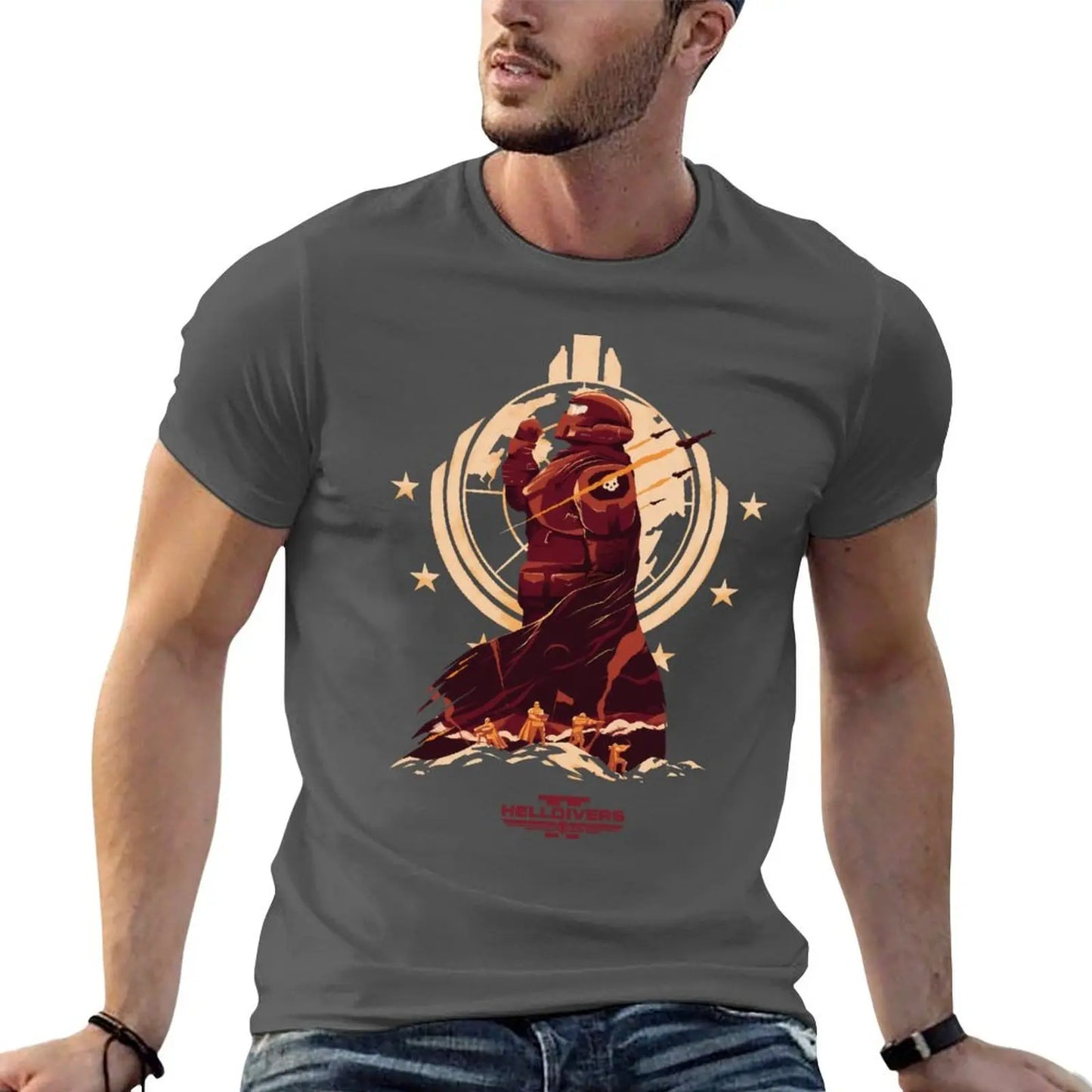 Helldivers T-Shirt - Verteidige die Demokratie