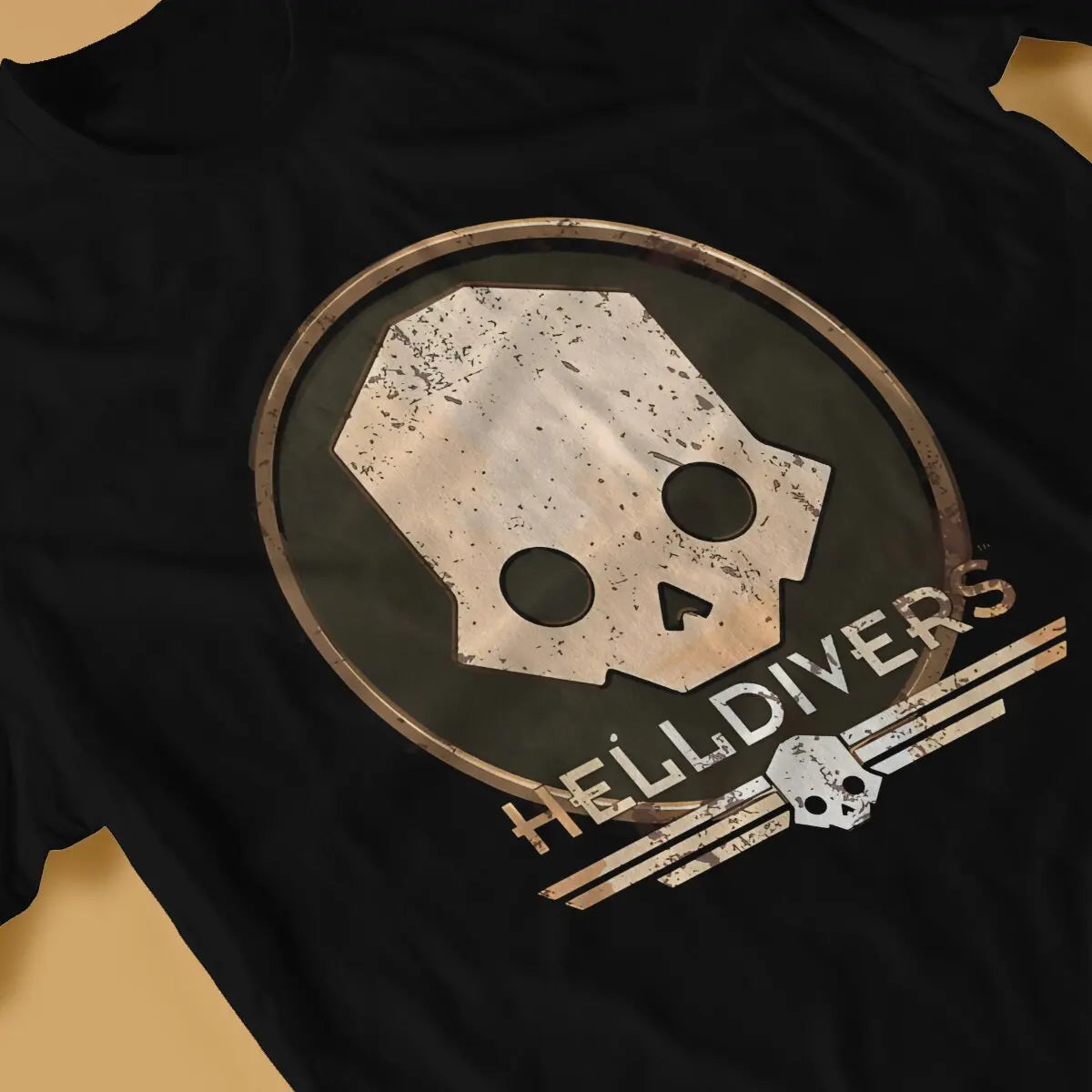 Helldivers T-Shirt - Logo Skull