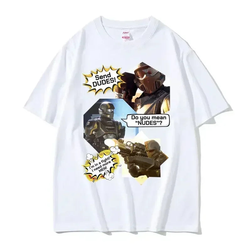 Helldivers T-Shirt - Send Dudes
