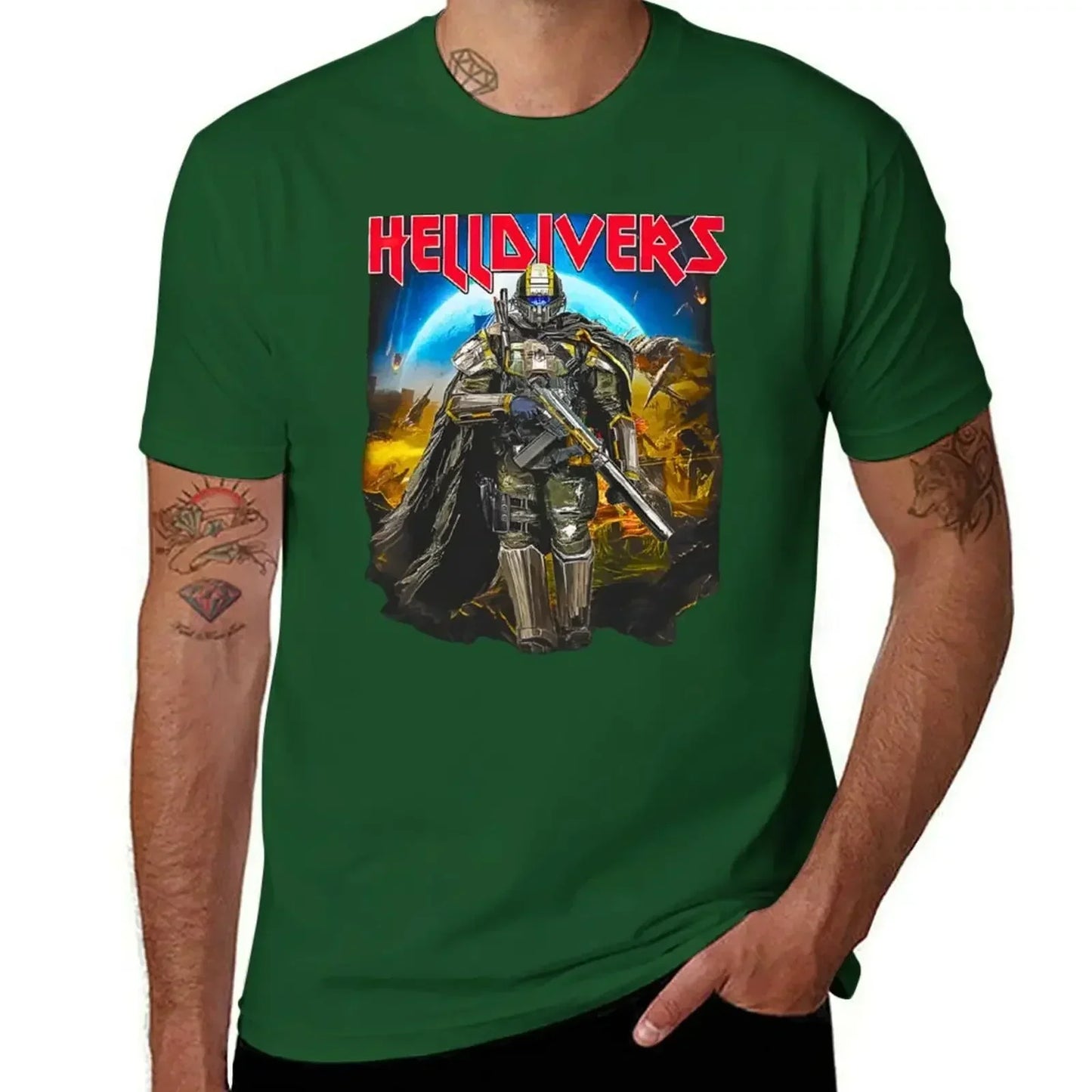 Helldivers T-Shirt - Skull