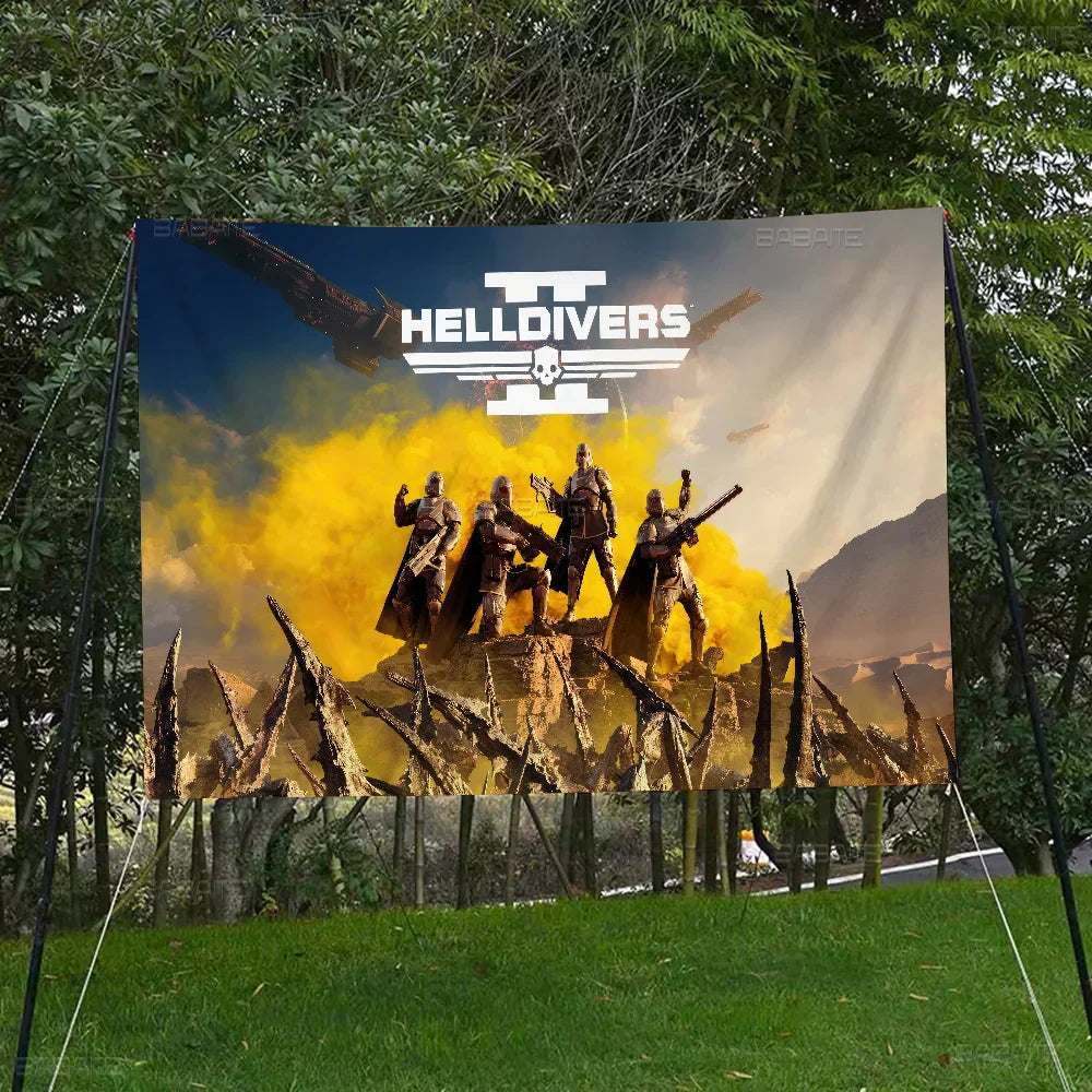 Helldivers Dekorationsbanner