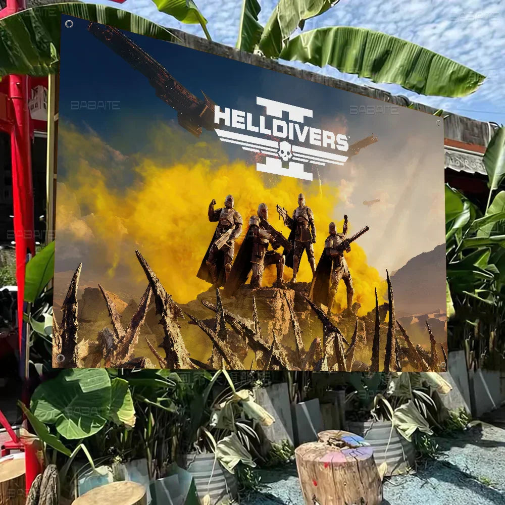 Helldivers Dekorationsbanner