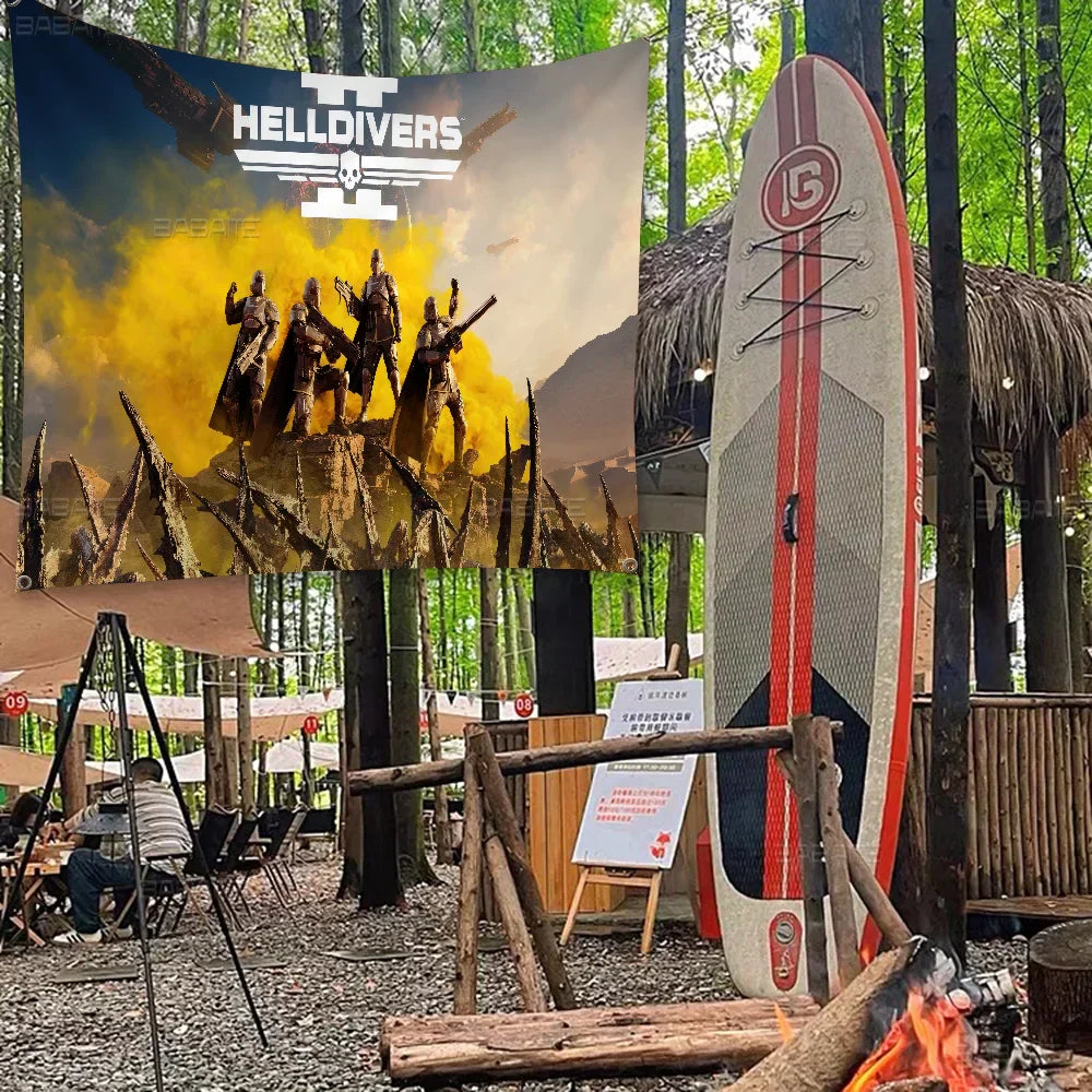 Helldivers Dekorationsbanner