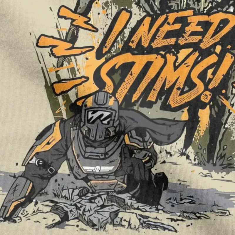 Helldivers T-Shirt - Ich brauche Stims