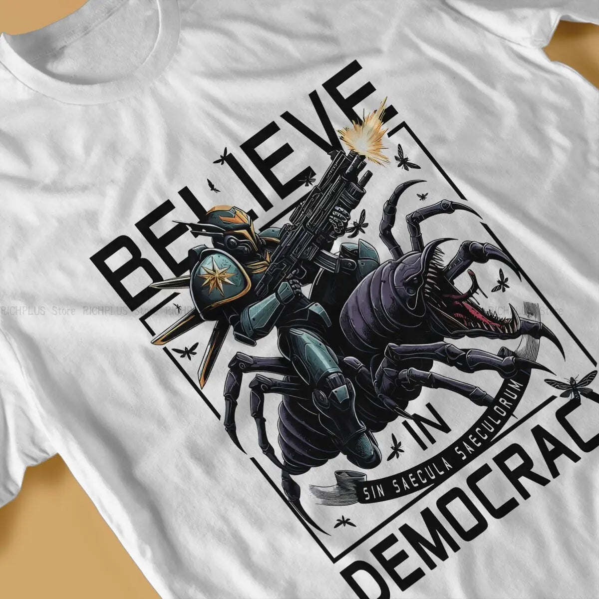 Helldivers T-Shirt - Glaube an die Demokratie