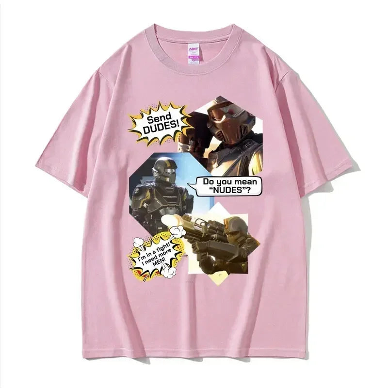 Helldivers T-Shirt - Send Dudes