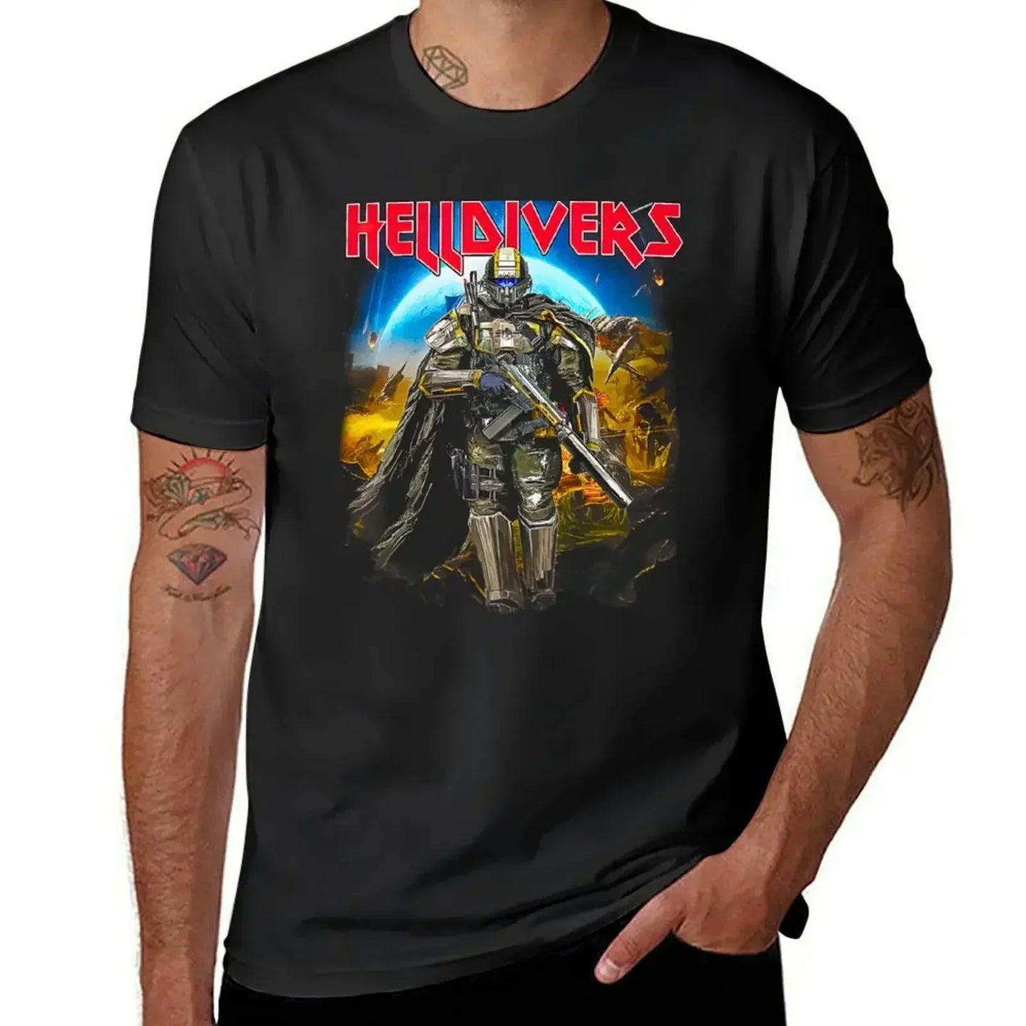 Helldivers T-Shirt - Skull