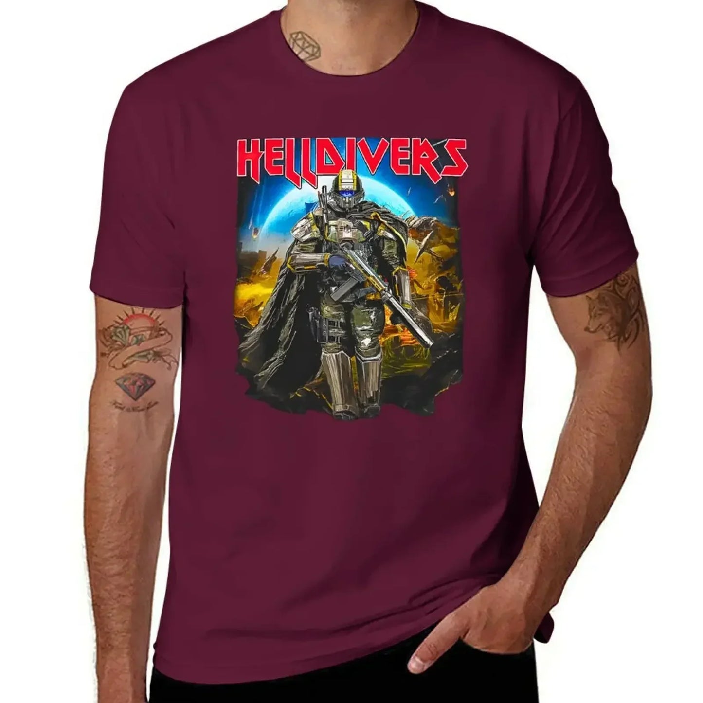 Helldivers T-Shirt - Skull