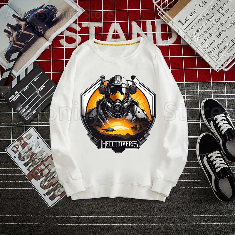 Helldivers  Sweater - White