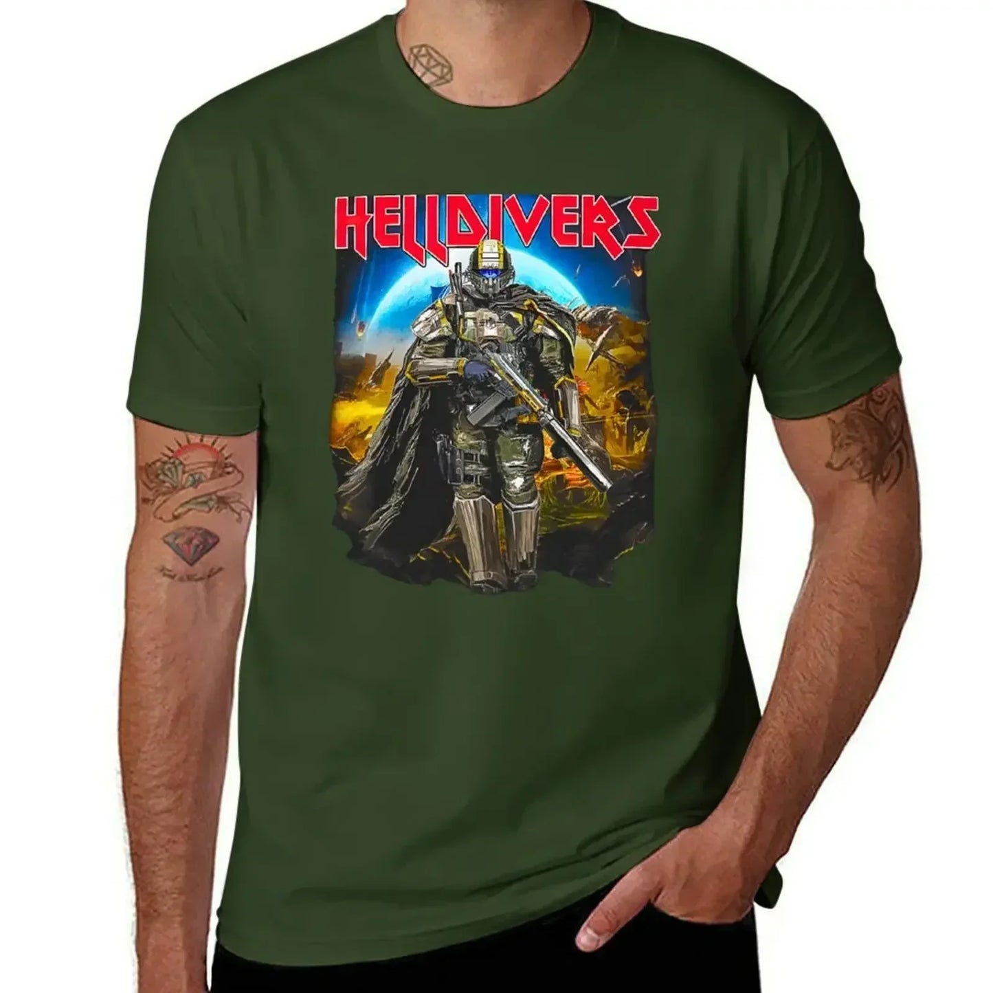 Helldivers T-Shirt - Skull