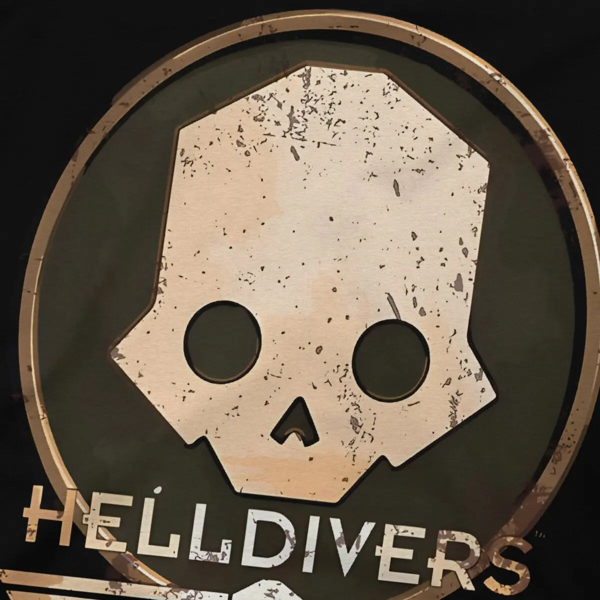 Helldivers T-Shirt - Logo Skull