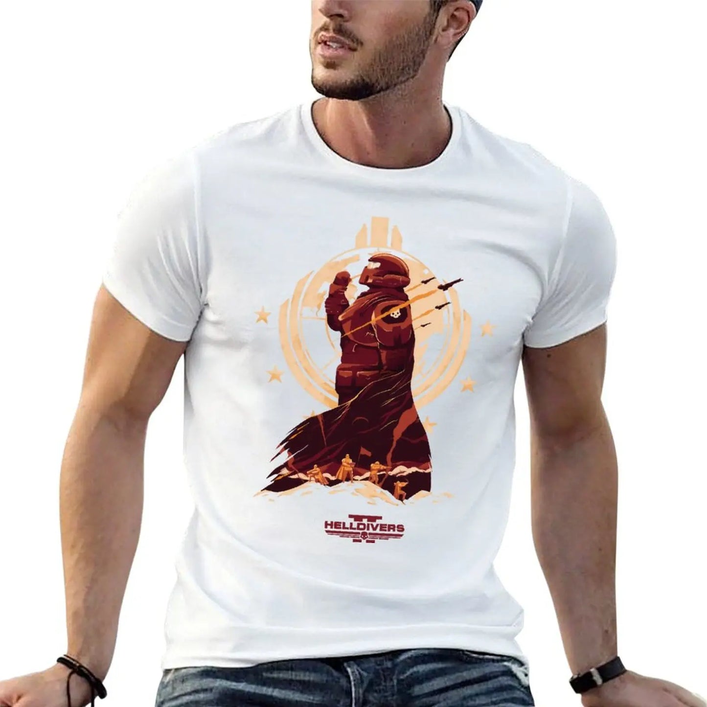 Helldivers T-Shirt - Verteidige die Demokratie