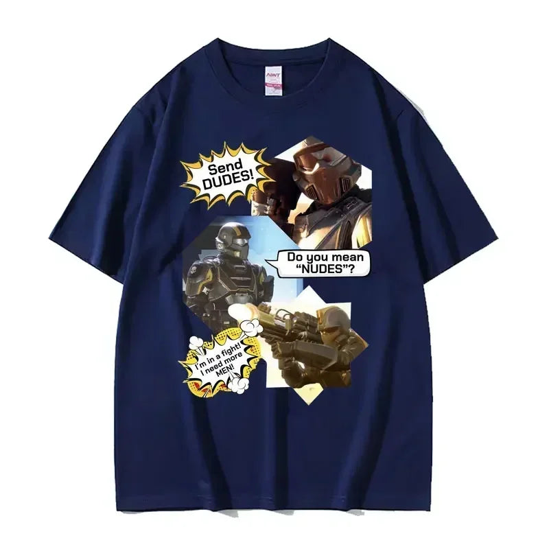 Helldivers T-Shirt - Send Dudes