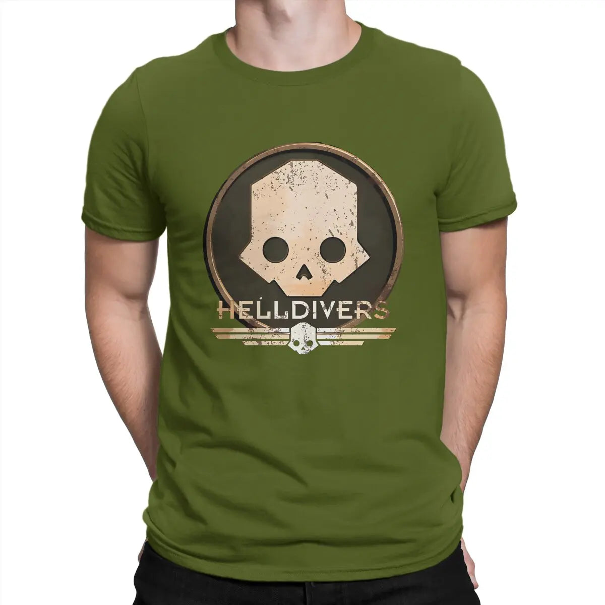 Helldivers T-Shirt - Logo Skull