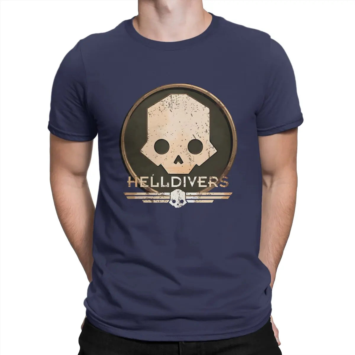 Helldivers T-Shirt - Logo Skull