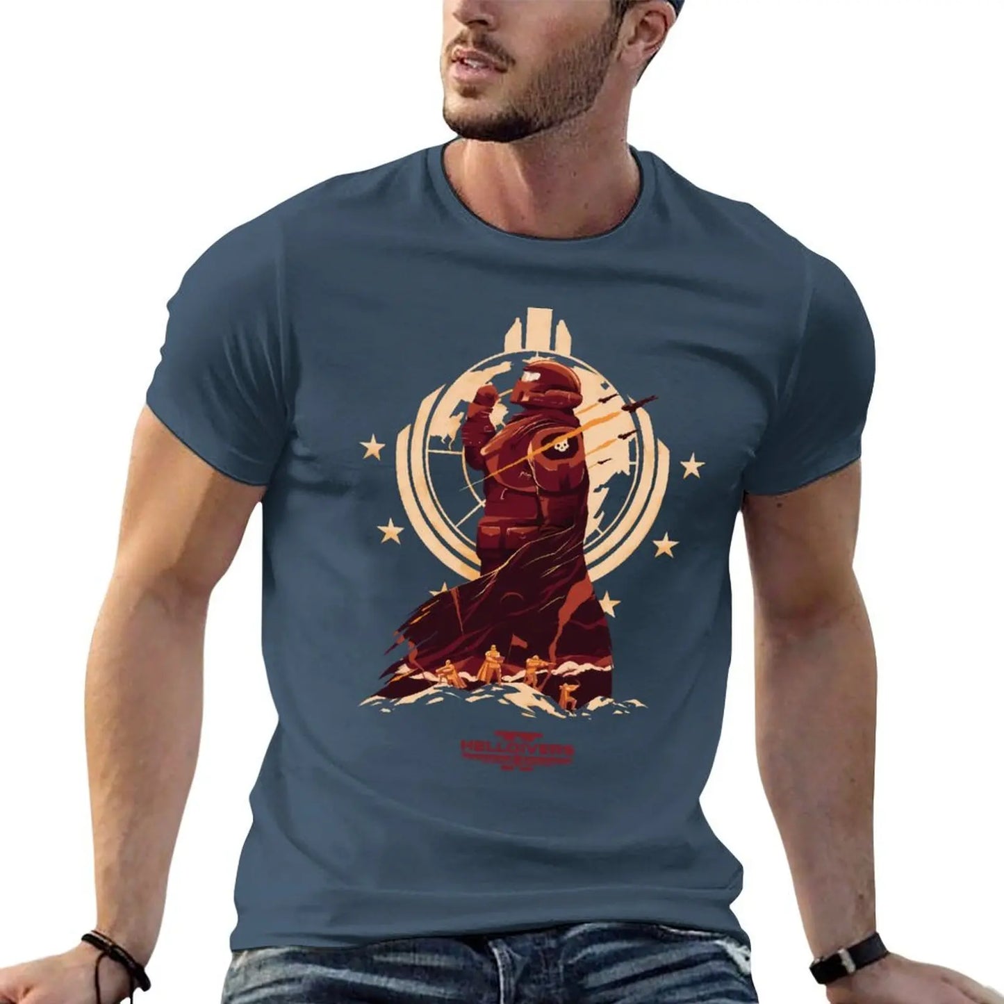 Helldivers T-Shirt - Verteidige die Demokratie