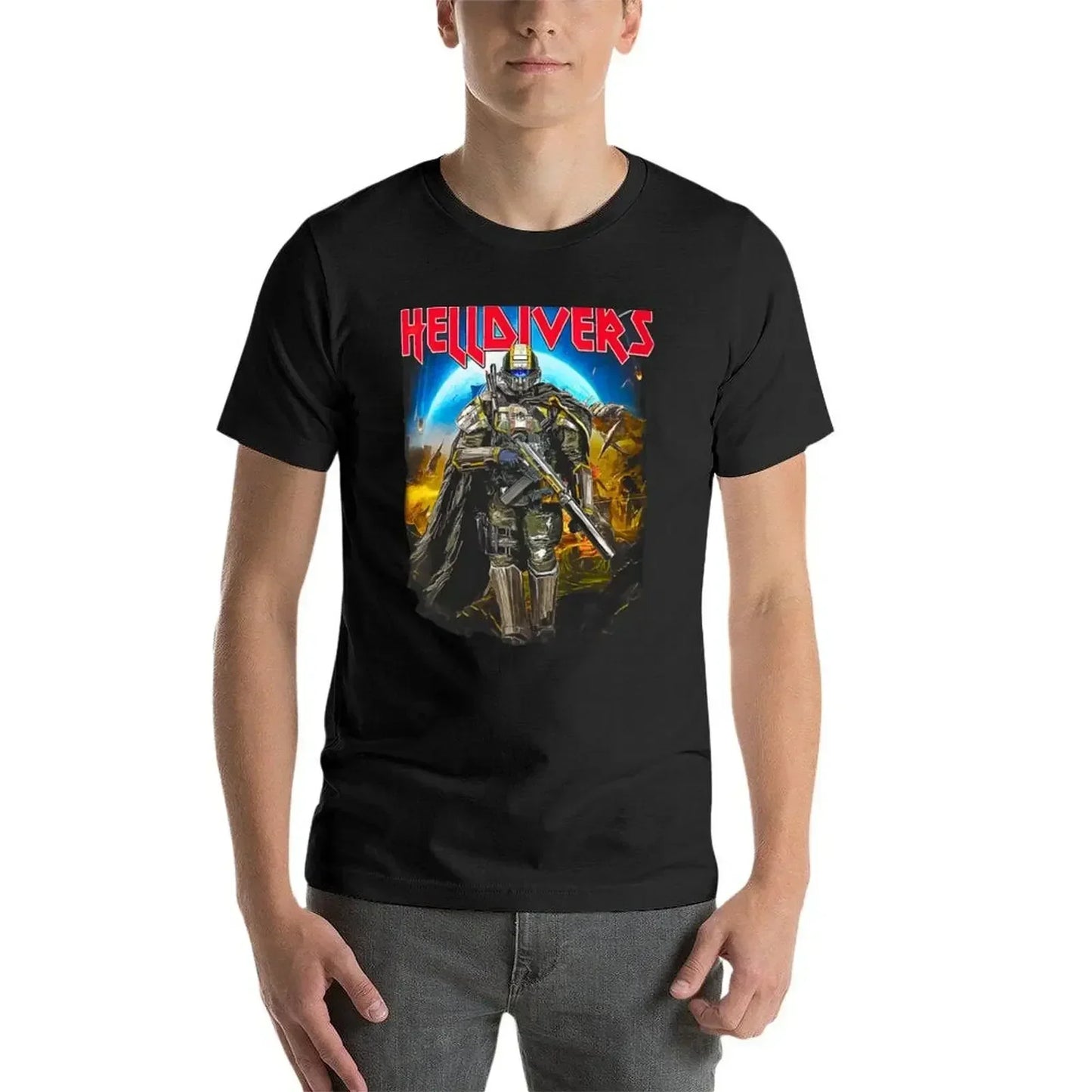 T-shirt Helldivers - Crâne