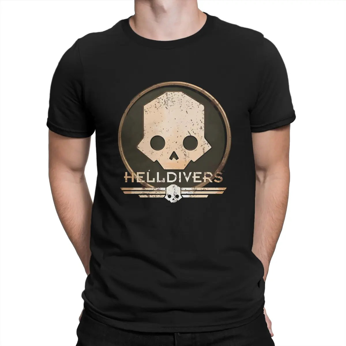 Helldivers T-Shirt - Logo Skull