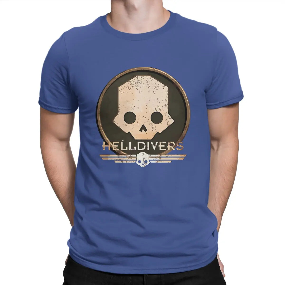 Helldivers T-Shirt - Logo Skull