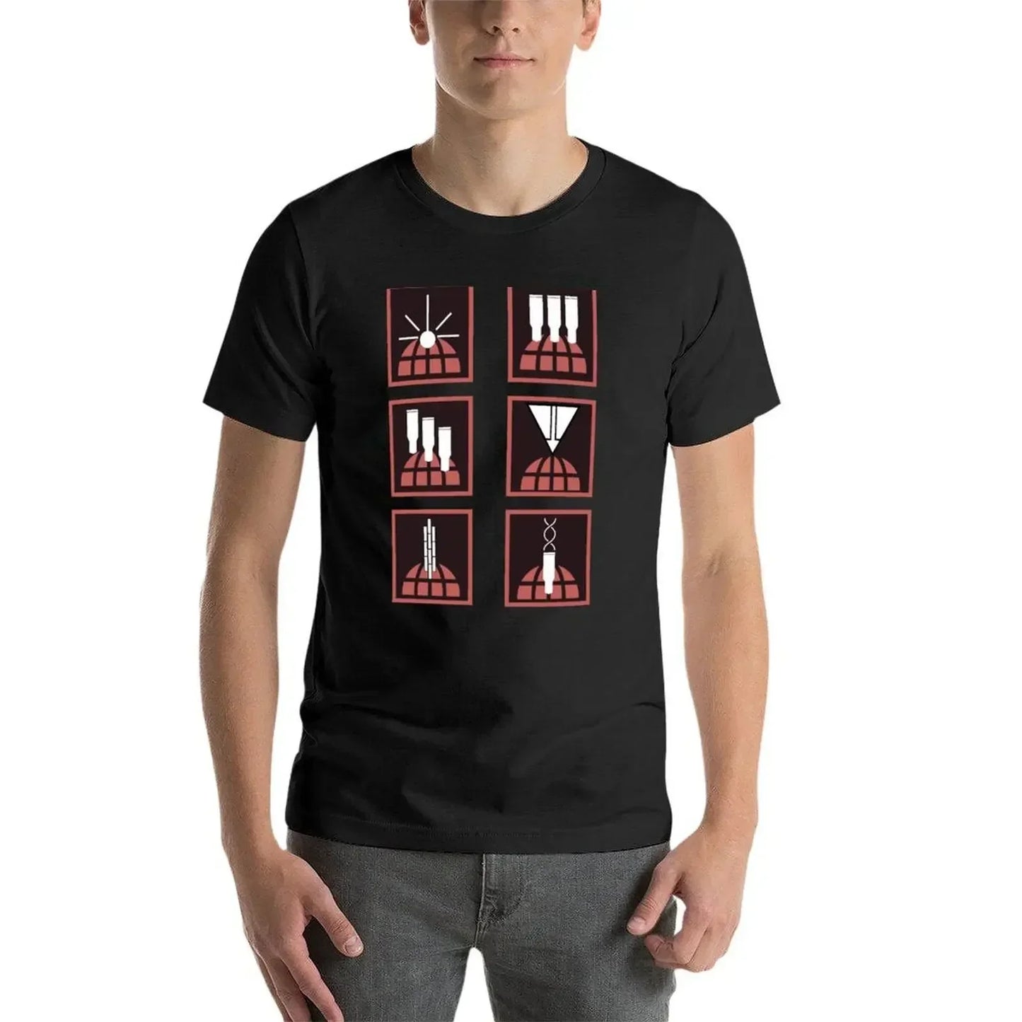 Helldivers T-Shirt - Orbital Stratagems Icons