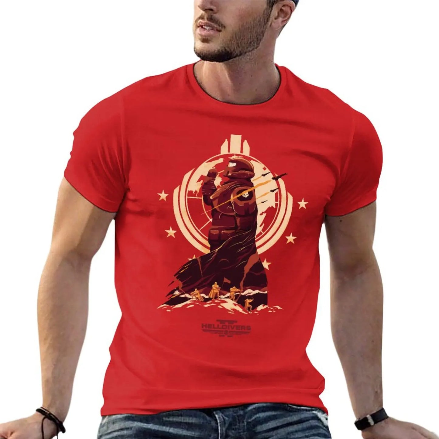 Helldivers T-Shirt - Verteidige die Demokratie