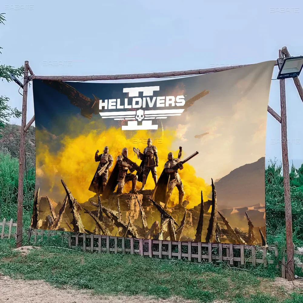 Helldivers Dekorationsbanner