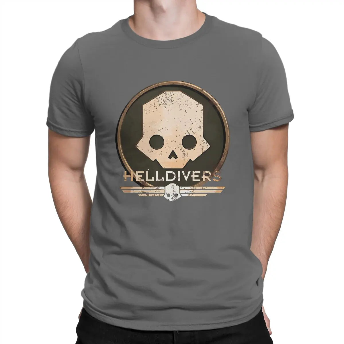 Helldivers T-Shirt - Logo Skull
