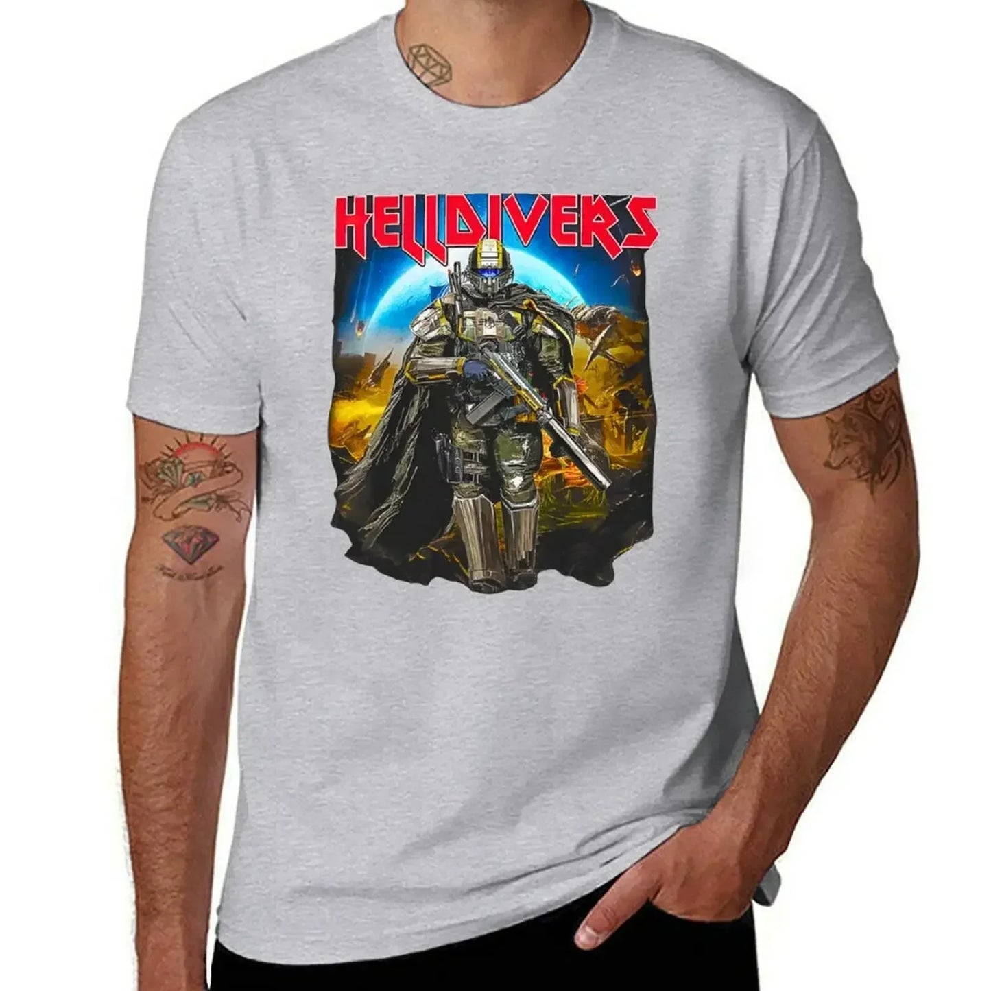 T-shirt Helldivers - Crâne