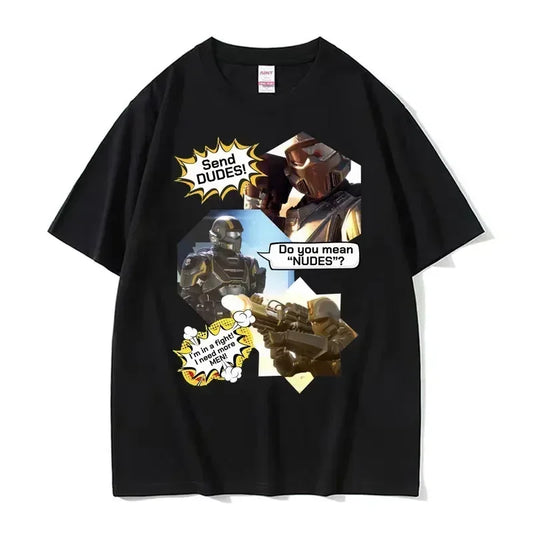 Helldivers T-Shirt - Send Dudes