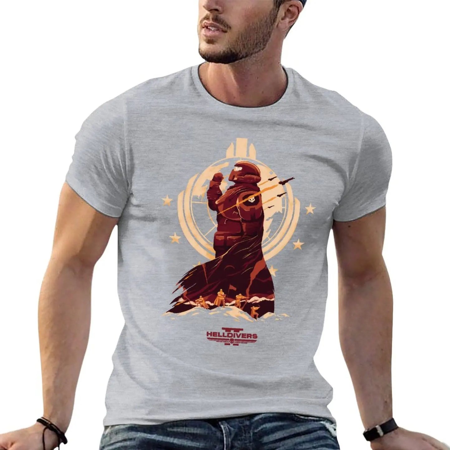 Helldivers T-Shirt - Verteidige die Demokratie