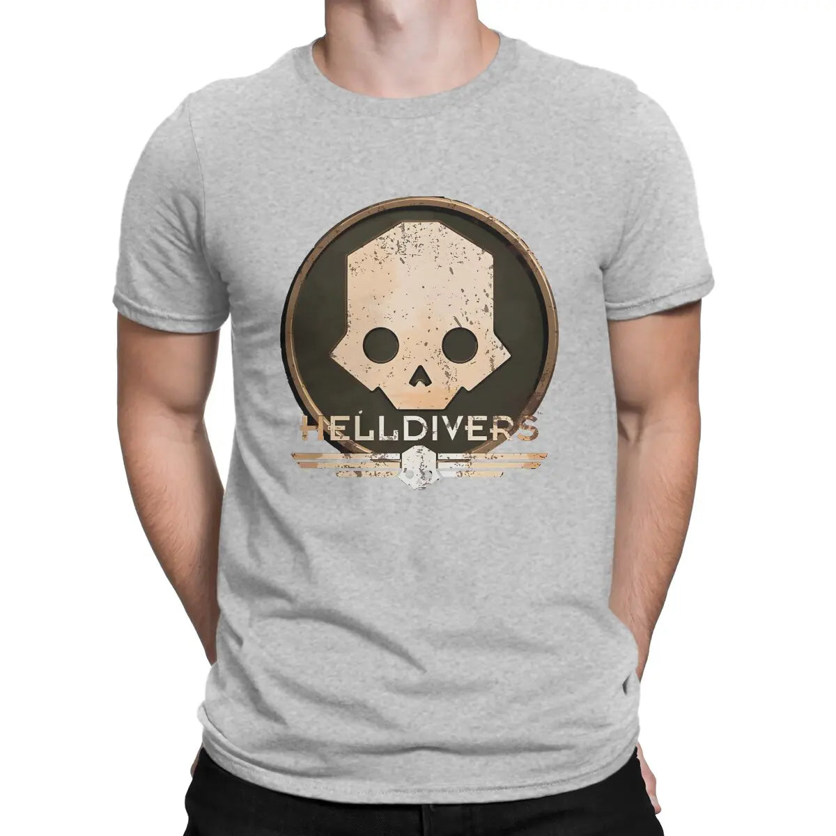 Helldivers T-Shirt - Logo Skull