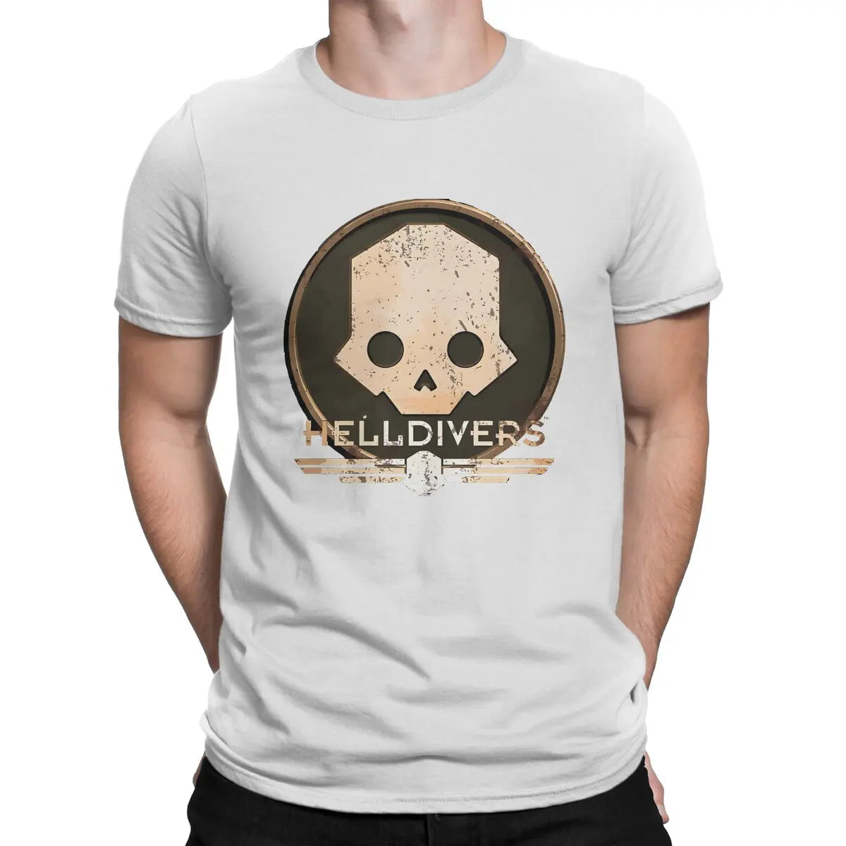 Helldivers T-Shirt - Logo Skull