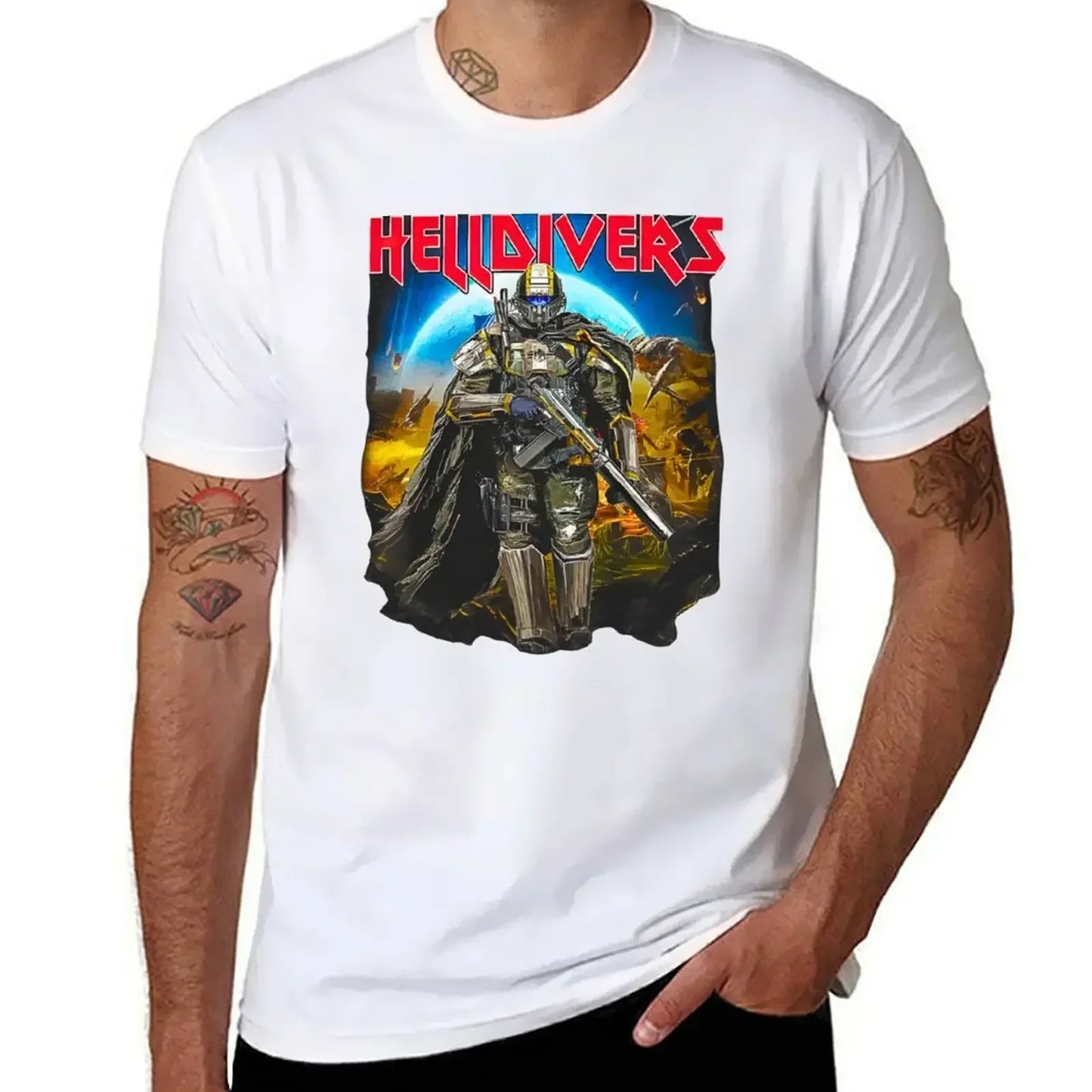 T-shirt Helldivers - Crâne