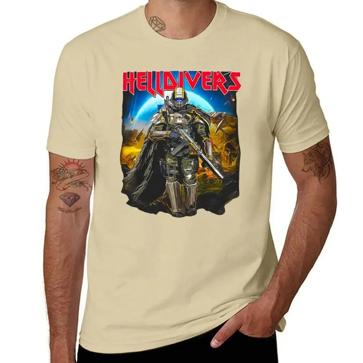 T-shirt Helldivers - Crâne