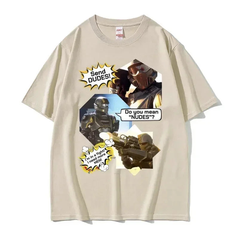 Helldivers T-Shirt - Send Dudes