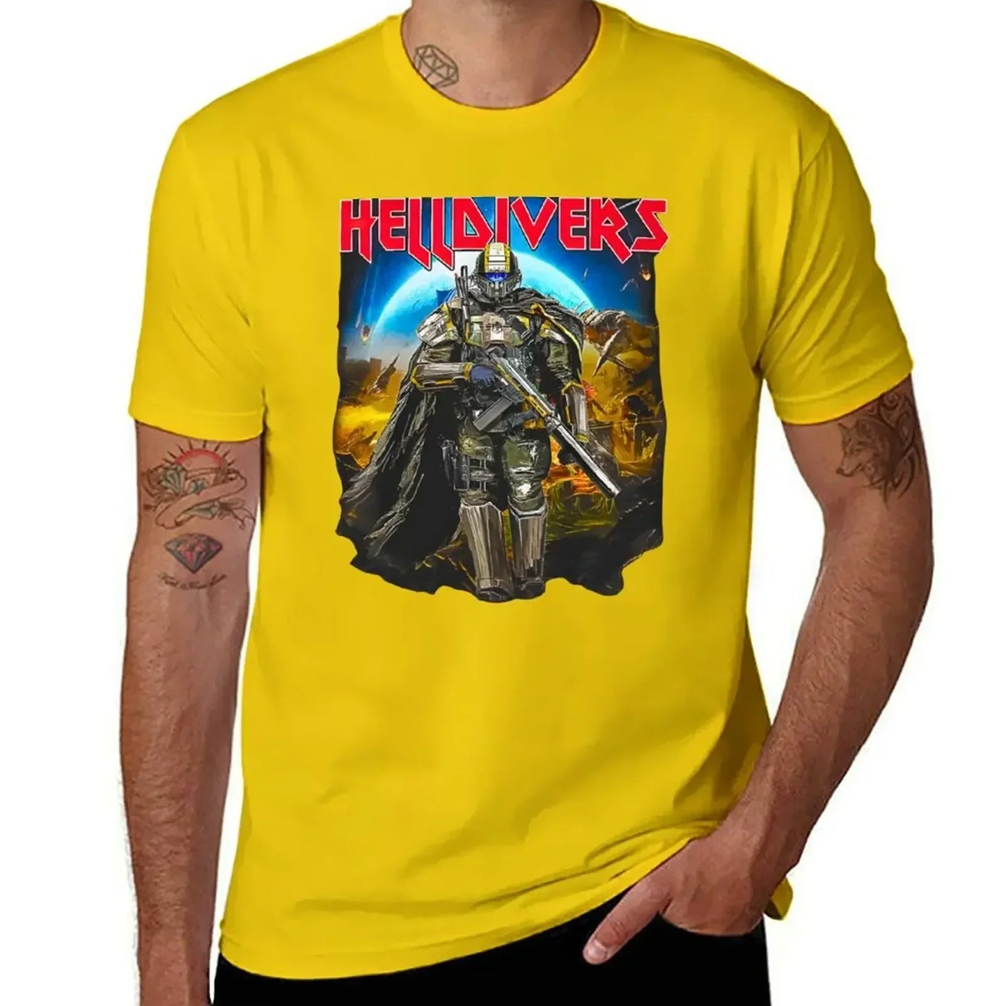 T-shirt Helldivers - Crâne
