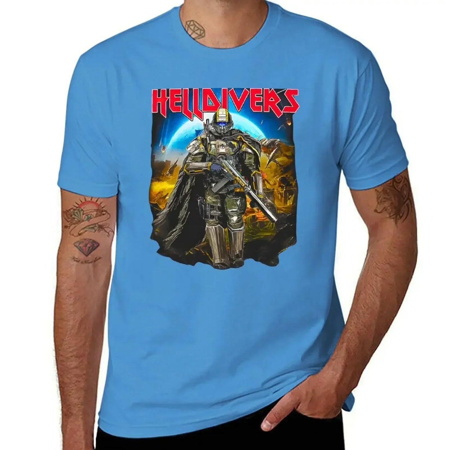 T-shirt Helldivers - Crâne