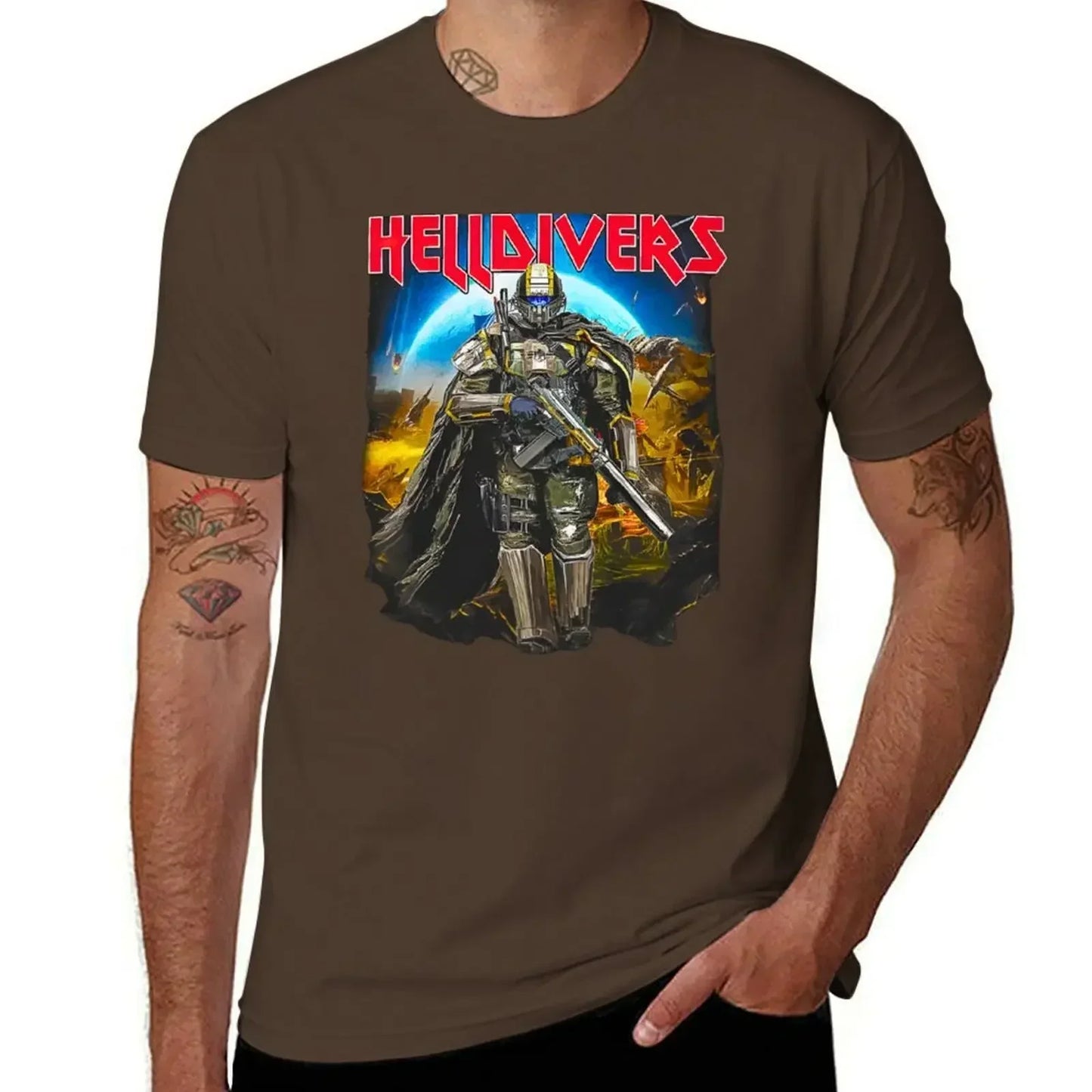 T-shirt Helldivers - Crâne